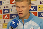Erling Haaland talks to Stan Sport.