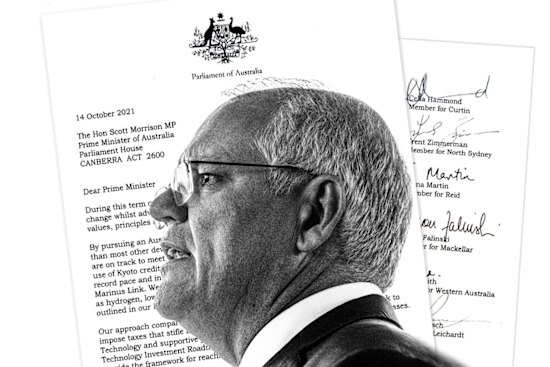 The letter the prime minister, Scott Morrison, did not respond to.