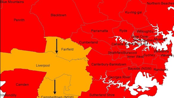 Map shows that an early career nurse could not afford to buy a strata apartment anywhere in Sydney.