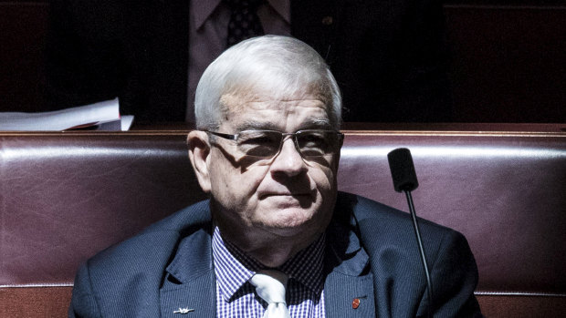 Under the expenses spotlight: former United Australia Party senator Brian Burston.