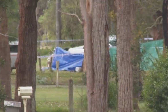 A homicide investigation is under way after a man was fatally shot at Port Stephens on Sunday.