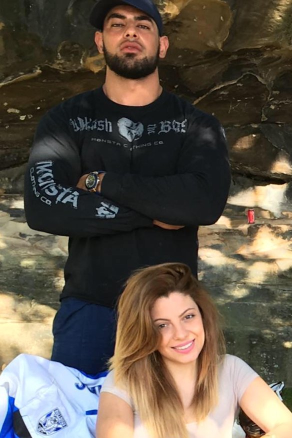 Sam Kanj with his wife Sarah Sayour (Michael and Fadi Ibrahim's niece).