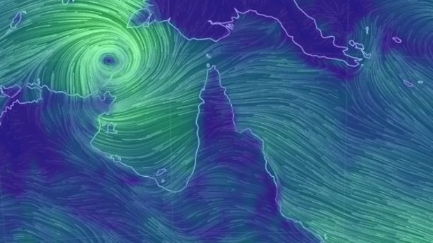 A cyclone formed off Queensland's north-west coast on Friday.