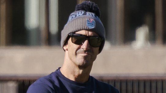 Andrew Johns at Blues training this week.