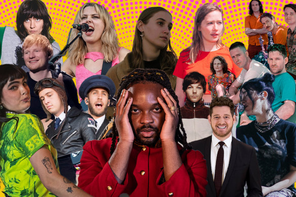 Just a handful of the artists who have performed, or will perform, in Sydney this year.