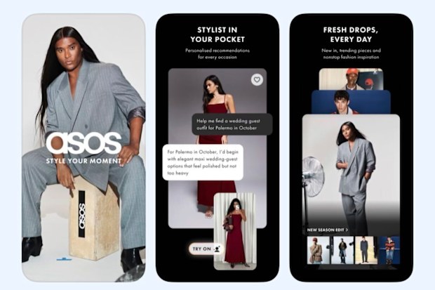 ASOS app to download on iPhone