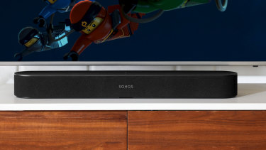 The Sonos Beam is smaller and less expensive than the company's Playbar, but it has a lot of smarts built in.