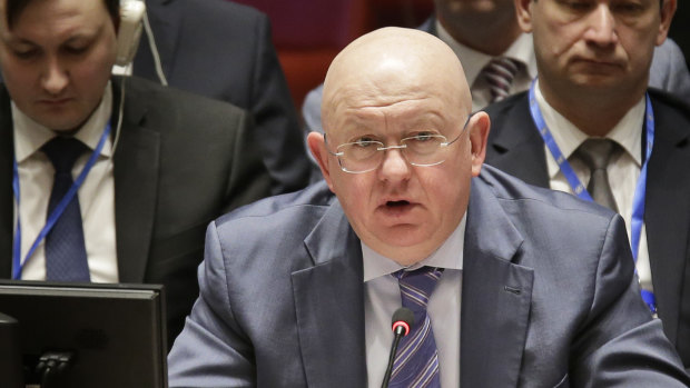 Russian Ambassador to the United Nations Vassily Nebenzia 