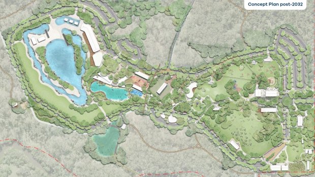 An artist’s impression of Queensland’s “Second South Bank” at Birkdale.