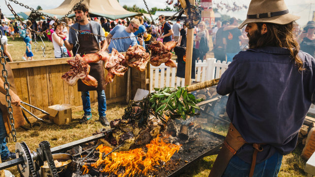 The Fire Pit at Feast in the Valley will be smoking all weekend with celebrity chefs, wine tasting and DJs.