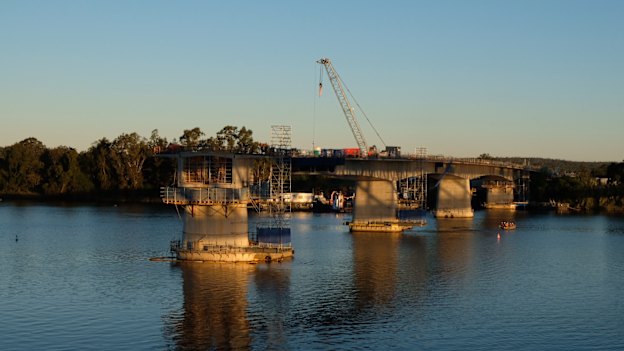 The new bridge being built over the Clarence River at Grafton is a state government project, but for some locals is still a signal that politicians are doing something.