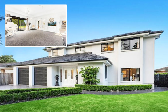 This Bligh Park house had a pool when it last traded in 2014 for $652,000. It has been renovated since and the pool was filled in before it sold for $1.28 million in July.