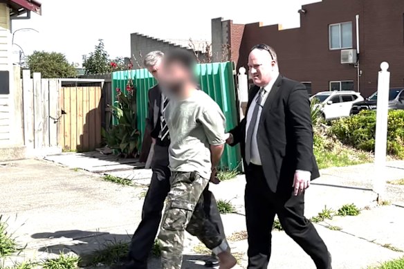 Detectives arrest a man in connection with the shooting death of bikie Mohammed Akbar Keshtiar. 