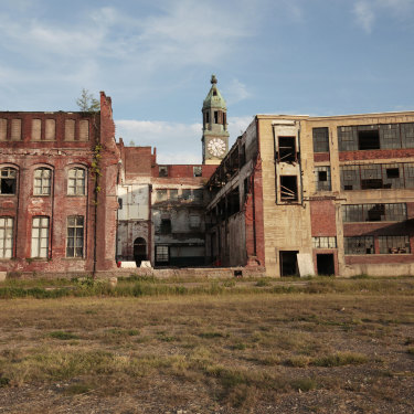 A former lace factory in Scranton.