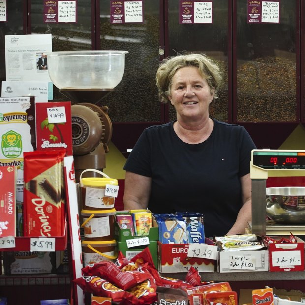 Big Sam’s Market stallholder Azra Kurspahic at her Hanna Coffee store, which sells Balkan specialities. 