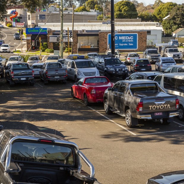 Ringwood railway station car park in suburban Melbourne. One of the projects promised funding in 2019, it is still to be upgraded.
