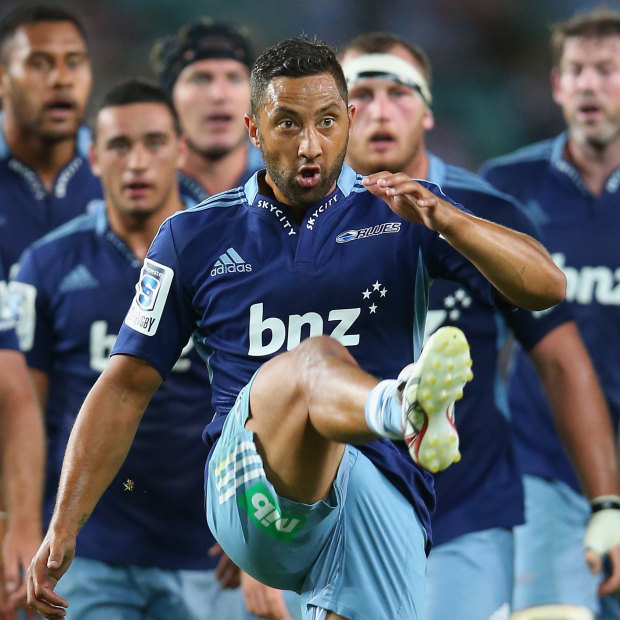 Benji Marshall didn’t have much success during his time with the Auckland Blues during the 2013 Super Rugby season. 