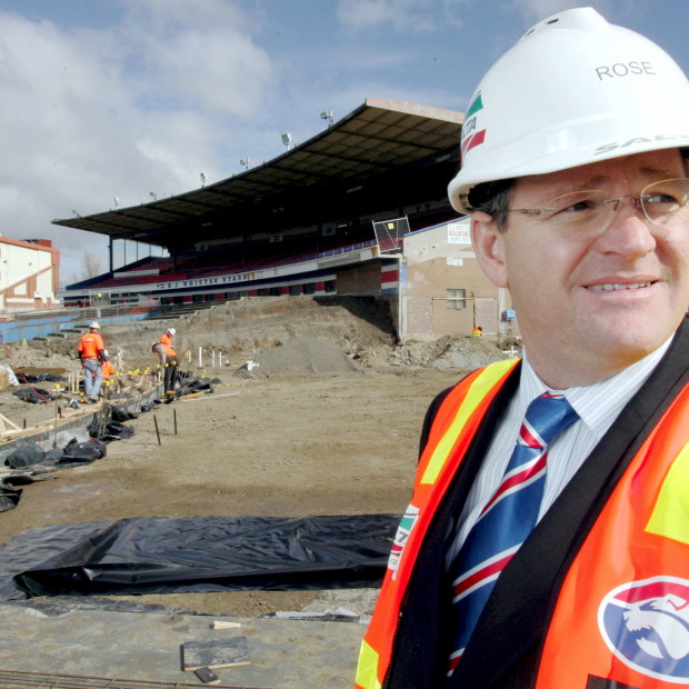 Campbell Rose was previously the chief executive of the Western Bulldogs.