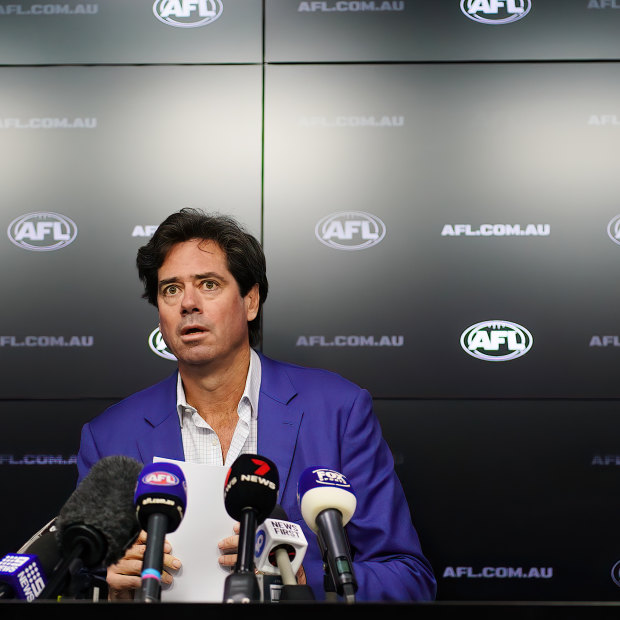 AFL CEO Gillon McLachlan in May 2023.
