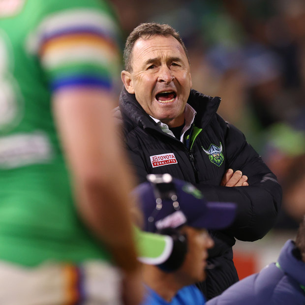 Ricky Stuart says he is trying to become more mellow - not that you’d know it.