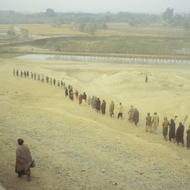 Taliban POWs, Yangi Qala district, Northern Afghanistan, 1998.