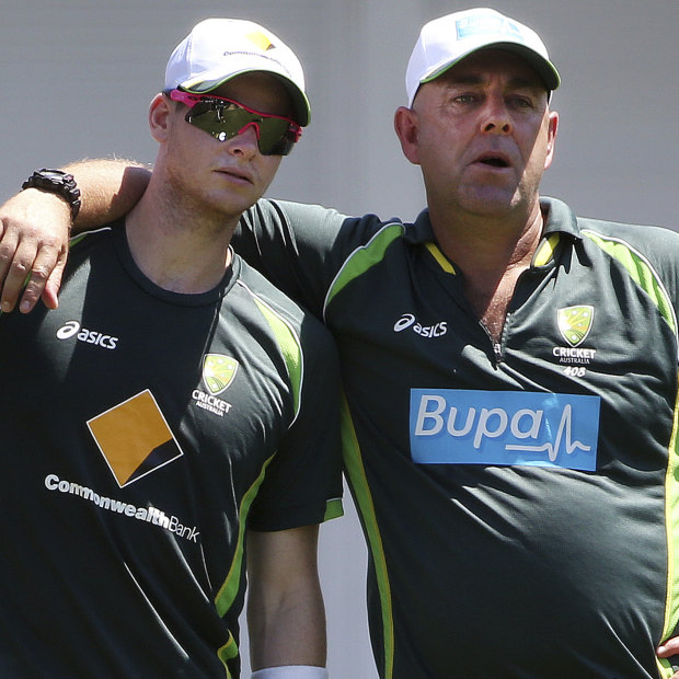 Smith and former Australian coach Darren Lehmann.