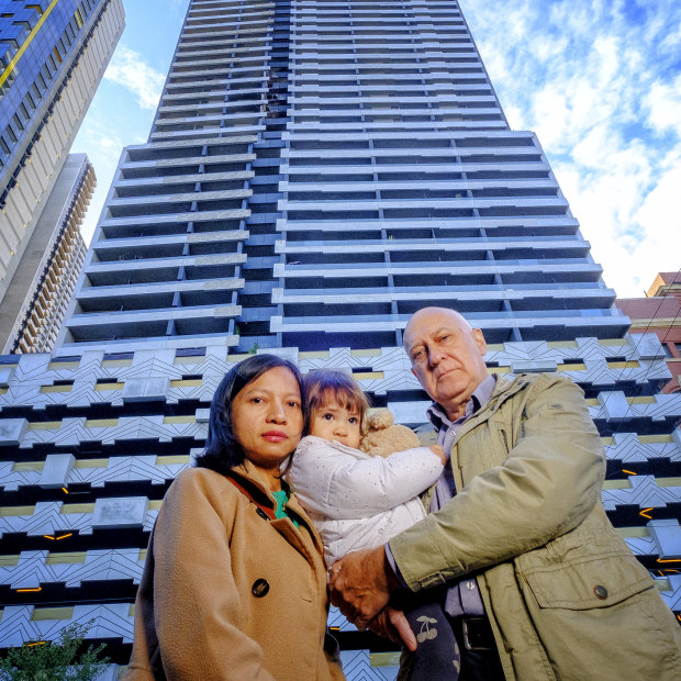 Peter Sek, his wife Jidapha Ruangcharoen and two-year-old daughter Jessica had their lives thrown into limbo for almost three weeks after a cladding fire hit Neo 200. 