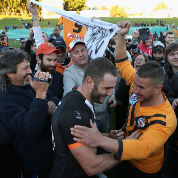 Robbie Farah’s first stint at the Wests Tigers came to an end following an emotion-charged afternoon at Leichhardt Oval playing for the club’s reserve grade side in front of a few thousand die-hard supporters.