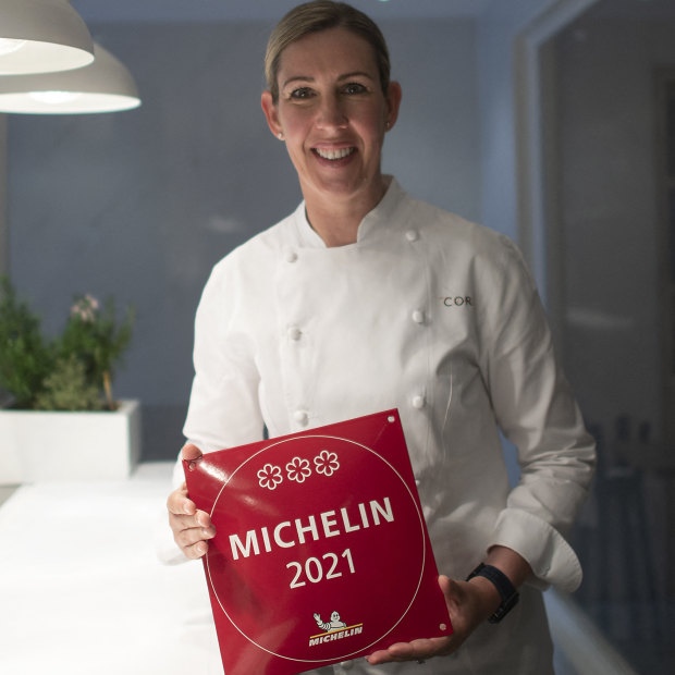 Smyth was awarded three Michelin stars for her London restaurant last year.
