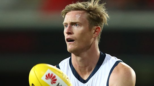 Alex Keath was traded from Adelaide to the Western Bulldogs on Wednesday.