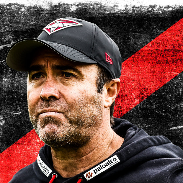 Essendon coach Brad Scott is entering his second season in charge.