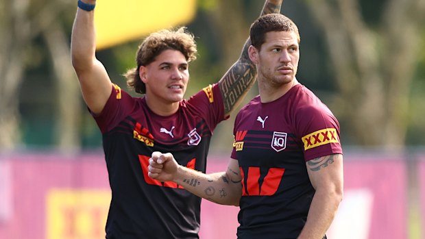 Kalyn Ponga and Reece Walsh.