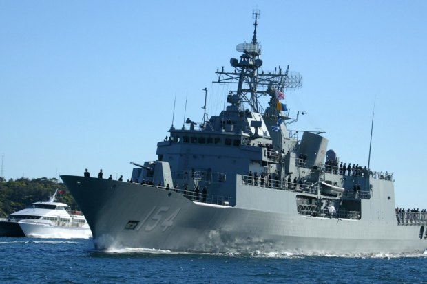 The Hunter-class frigates will weigh three times as much as the current ANZAC-class frigates.