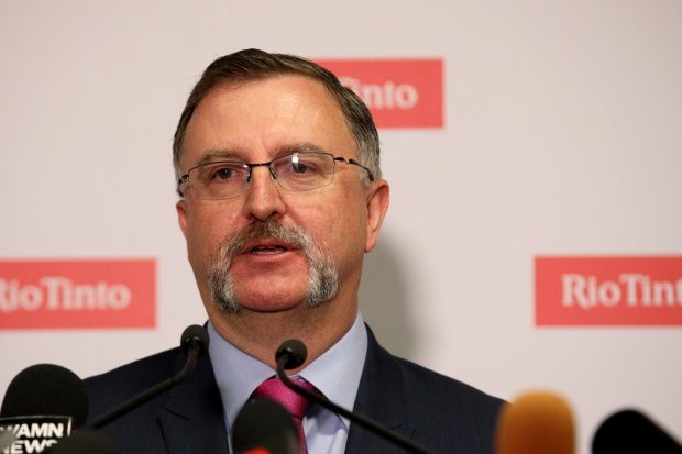 Chris Salisbury, Rio Tinto's chief executive of iron ore, says there was a misunderstanding.