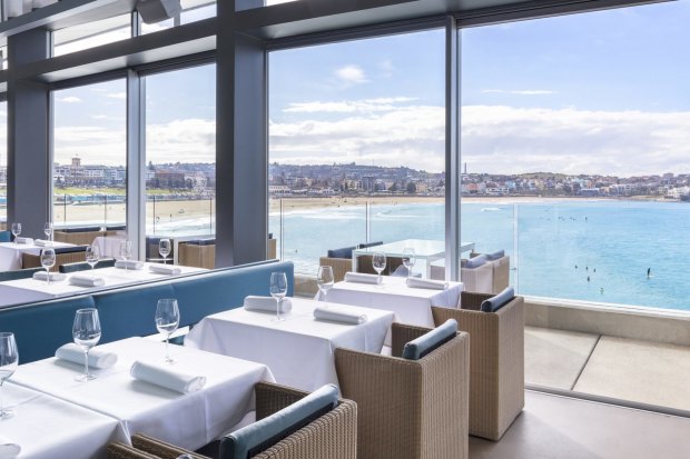 Icebergs Dining Room and Bar looks over Bondi Beach.