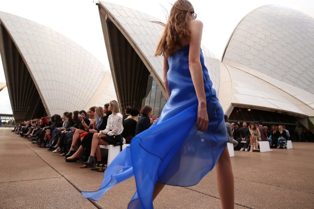 Dion Lee has shown his collection twice at the Sydney Opera House.