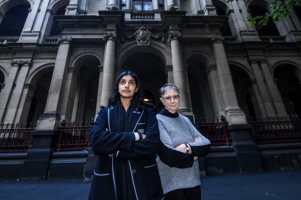 Anjali Sharma, with “litigation guardian” Sister Brigid Arthur, joined seven other teens to take the federal government to court.