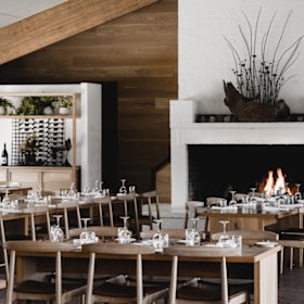 The Muse restaurant at Mitchelton winery. 