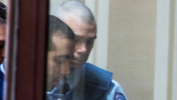 Hamza Abbas arrives at the Supreme Court.