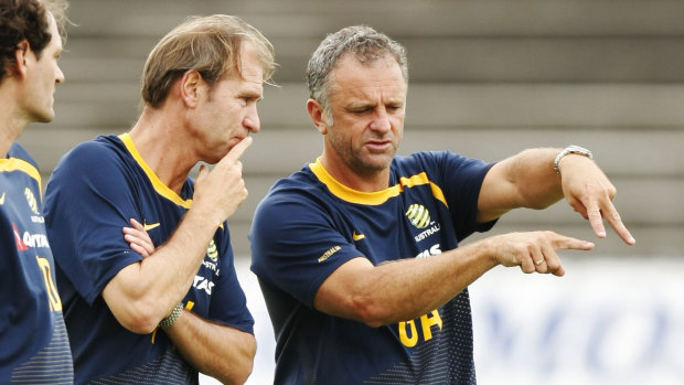 Graham Arnold was Pim Verbeek's assistant during his three-year tenure as coach of the Socceroos.