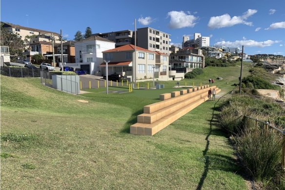 An artist’s impression of the proposed pumping station at Eastern Reserve in Dover Heights.