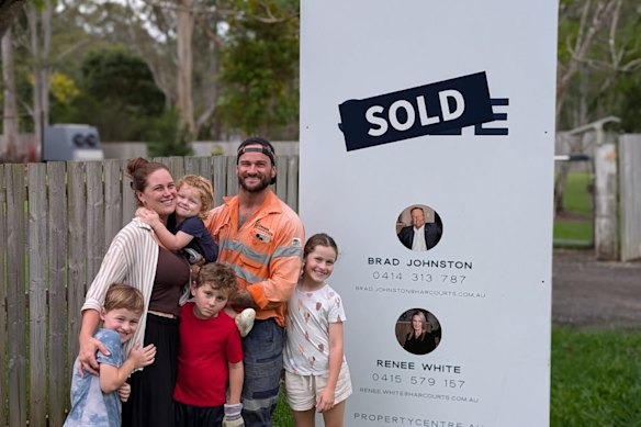 The Taylors bought their land in early 2025. 