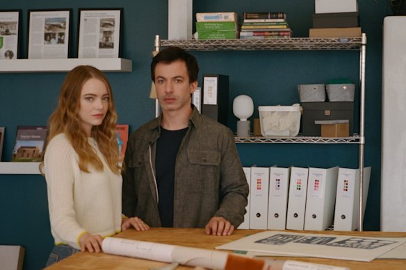Emma Stone and Nathan Fielder star as married couple Whitney and Asher in The Curse.