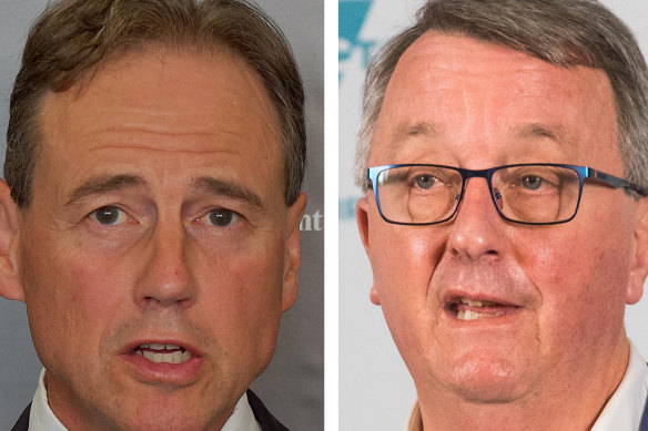 Greg Hunt has contradicted Martin Foley’s claims about health funding.
