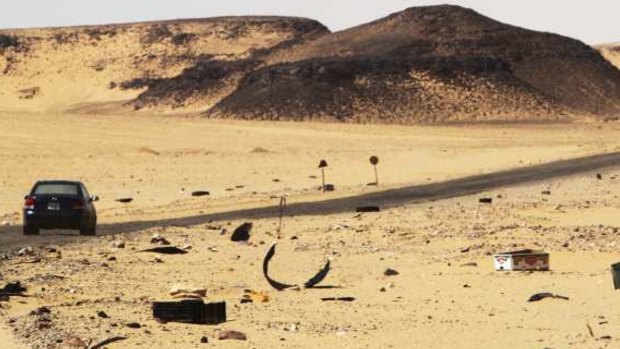 The desert near Ubari in south-western Libya. US forces have carried out occasional air strikes in an attempt to stop extremists establishing a foothold.