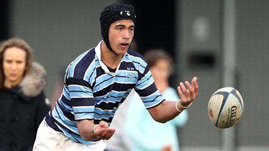 Joseph Suaalii has been at the centre of a tug of war between the rugby codes.