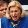 Sports Minister Ros Kelly fielded opposition queries into the " sports rorts" affair for weeks. February 20, 1994 