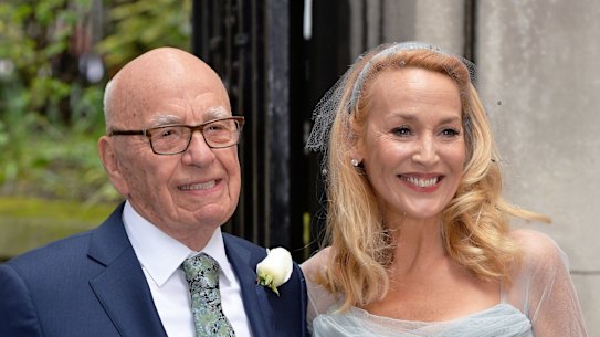 Rupert Murdoch and Jerry Hall have been married since 2016.