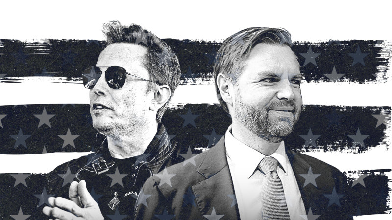 Why Elon Musk and J.D. Vance went to bat for a self-described racist