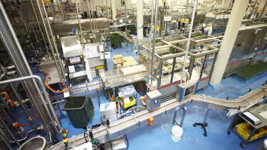 The Lion Dairy & Drinks plant in Morwell. Australia blocked a sale of the business to Chinese interests.